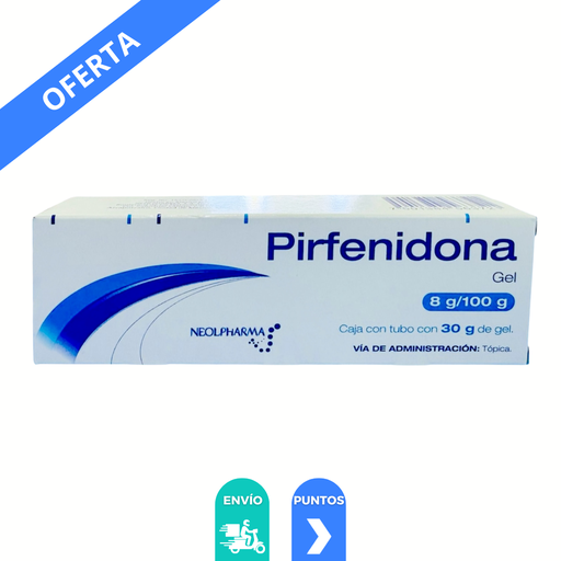 [4687] PIRFENIDONA GEL 8 G/100 G TUBO C/30 G LAB NEOLPHARMA