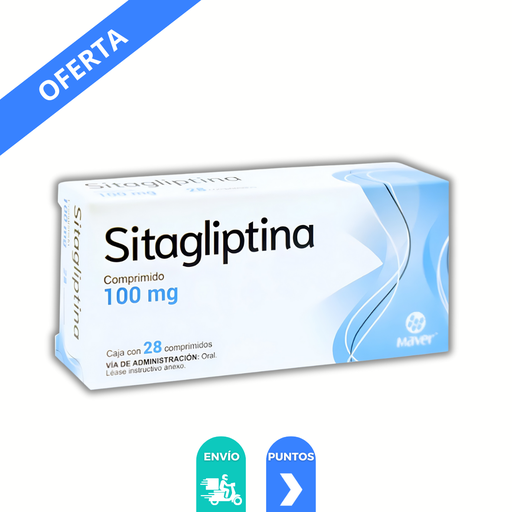 [4688] SITAGLIPTINA 100 MG C/28 COMPRIMIDOS LAB MAVER
