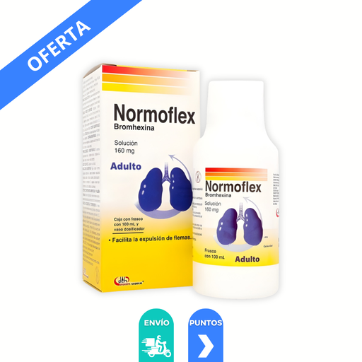 [4698] BROMHEXINA ADULTO SOL ORAL 160 MG/100 ML FCO C/100 ML NORMOFLEX LAB DEGORTS CHEMICAL