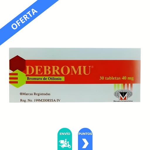 [4721] DEBROMU 40 MG C/30 TAB BROMURO DE OTILONIO LAB MENARINI