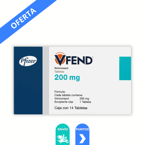[4726] VFEND 200 MG C/14 TAB VORICONAZOL LAB PFIZER