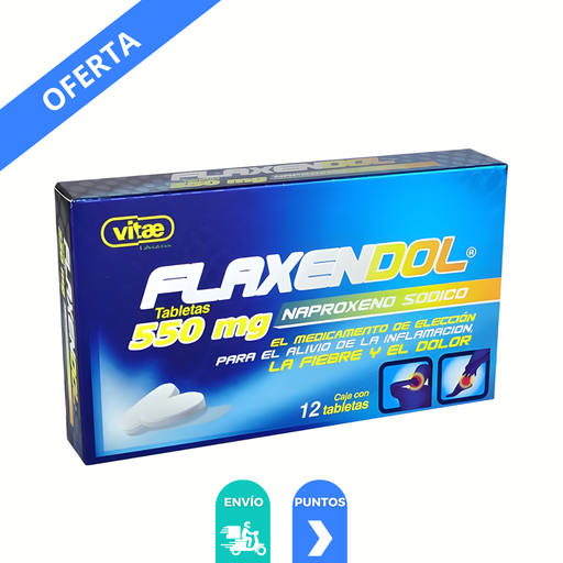 [4750] NAPROXENO SODICO 550 MG C/12 TAB FLAXENDOL LAB VITAE