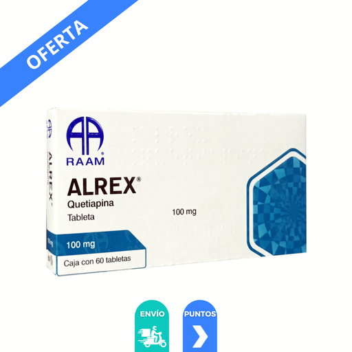 [4793] QUETIAPINA 100 MG C/60 TAB ALREX LAB RAAM