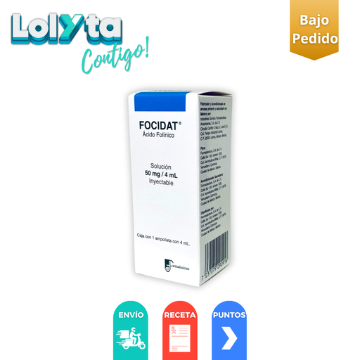 [4819] ACIDO FOLINICO SOL INY 50 MG/4 ML FOCIDAT LAB FARMADEXTRUM