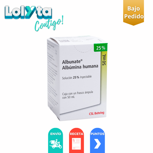 [3679] ALBUNATE 25% SOL INY 12.5 G/50 ML ALBUMINA HUMANA LAB CSL BEHRING